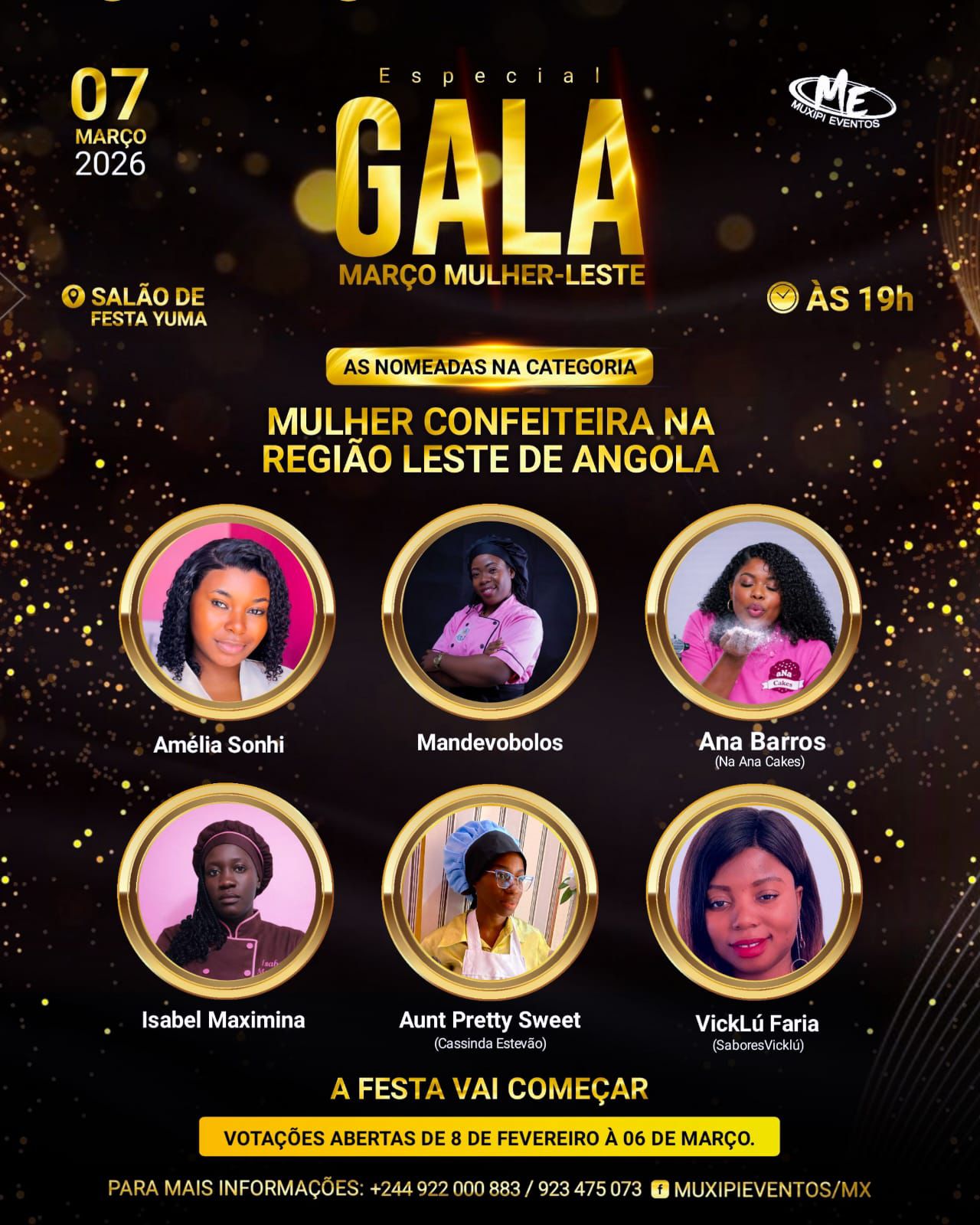 Confeiteira do Ano na Região Leste de Angola